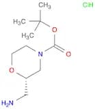 tert-butyl (2S)-2-(aminomethyl)morpholine-4-carboxylate hydrochloride