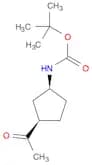 Carbamic acid, (3-acetylcyclopentyl)-, 1,1-dimethylethyl ester, (1S-cis)-