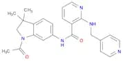 N-(1-Acetyl-2,3-dihydro-3,3-dimethyl-1H-indol-6-yl)-2-[(4-pyridinylmethyl)amino]-3-pyridinecarboxa…