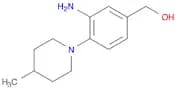 Benzenemethanol, 3-amino-4-(4-methyl-1-piperidinyl)-
