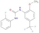 Urea, N-(2-fluorophenyl)-N'-[2-methoxy-5-(trifluoromethyl)phenyl]-