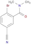 Benzamide, 2-bromo-5-cyano-n,n-dimethyl-