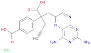 4-{1-carboxy-1-[(2,4-diaminopteridin-6-yl)methyl]but-3-yn-1-yl}benzoic acid hydrochloride