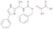 Carbamic acid, [(1S)-1-(4-phenyl-1H-imidazol-2-yl)ethyl]-, phenylmethyl ester oxalate