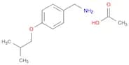 Benzenemethanamine, 4-(2-methylpropoxy)-, acetate