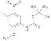 Carbamic acid, N-(4-fluoro-2-methoxy-5-nitrophenyl)-, 1,1-dimethylethyl ester