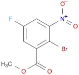 Benzoic acid, 2-bromo-5-fluoro-3-nitro-, methyl ester