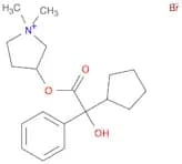 Pyrrolidinium, 3-[(cyclopentylhydroxyphenylacetyl)oxy]-1,1-dimethyl-,bromide