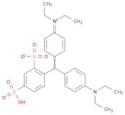 N-[4-[[4-(Diethylamino)phenyl](2,4-disulfophenyl)methylene]-2,5-cyclohexadien-1-ylidene]-N-ethyl-e…