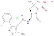 4-Thia-1-azabicyclo[3.2.0]heptane-2-carboxylic acid,6-[[[3-(2-chloro-6-fluorophenyl)-5-methyl-4-is…