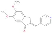 1H-​Inden-​1-​one, 2,​3-​dihydro-​5,​6-​dimethoxy-​2-​(4-​pyridinylmethylene)​-
