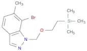 7-Bromo-6-methyl-1-((2-(trimethylsilyl)ethoxy)methyl)-1H-indazole