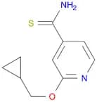 2-(cyclopropylmethoxy)pyridine-4-carbothioamide