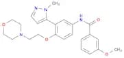 BenzaMide, 3-Methoxy-N-[3-(1-Methyl-1H-pyrazol-5-yl)-4-[2-(4-Morpholinyl)ethoxy]phenyl]-