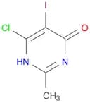 6-chloro-5-iodo-2-methylpyrimidin-4-ol