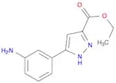 ethyl 5-(3-aminophenyl)-1H-pyrazole-3-carboxylate