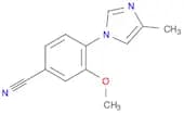3-Methoxy-4-(4-methyl-1H-imidazol-1-yl)benzonitrile