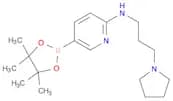 N-[3-(pyrrolidin-1-yl)propyl]-5-(tetramethyl-1,3,2-dioxaborolan-2-yl)pyridin-2-amine