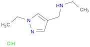 N-[(1-ethyl-1H-pyrazol-4-yl)methyl]ethanamine hydrochloride