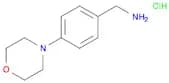 Benzenemethanamine, 4-​(4-​morpholinyl)​-​, hydrochloride (1:1)