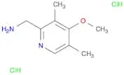 [(4-methoxy-3,5-dimethyl-2-pyridinyl)methyl]amine dihydrochloride