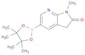 1-methyl-5-(4,4,5,5-tetramethyl-1,3,2-dioxaborolan-2-yl)-1,3-dihydro-2H-pyrrolo[2,3-b]pyridin-2-one