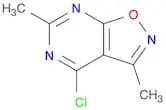 4-Chloro-3,6-dimethylisoxazolo[5,4-d]pyrimidine