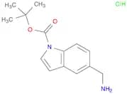 tert-Butyl 5-(aminomethyl)-1H-indole-1-carboxylate hydrochloride