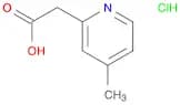 (4-methyl-2-pyridinyl)acetic acid hydrochloride