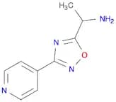 1-(3-(Pyridin-4-yl)-1,2,4-oxadiazol-5-yl)ethanamine