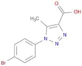 1-(4-Bromophenyl)-5-methyl-1H-1,2,3-triazole-4-carboxylic acid