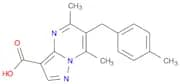 5,7-Dimethyl-6-(4-methylbenzyl)pyrazolo[1,5-a]pyrimidine-3-carboxylic acid