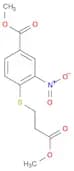Methyl 4-[(3-methoxy-3-oxopropyl)sulfanyl]-3-nitrobenzoate