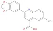 2-(1,3-Benzodioxol-5-yl)-6-methylquinoline-4-carboxylic acid