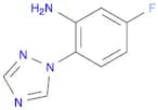 5-Fluoro-2-(1H-1,2,4-triazol-1-yl)aniline