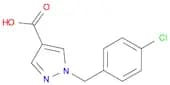 1-[(4-chlorophenyl)methyl]-1H-pyrazole-4-carboxylic acid