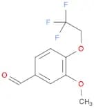 3-methoxy-4-(2,2,2-trifluoroethoxy)benzaldehyde