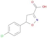 5-(4-Chlorophenyl)-4,5-dihydroisoxazole-3-carboxylic acid