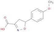 5-(4-Methoxyphenyl)-4,5-dihydroisoxazole-3-carboxylic acid