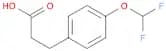 3-[4-(difluoromethoxy)phenyl]propanoic acid