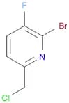2-BROMO-6-(CHLOROMETHYL)-3-FLUOROPYRIDINE