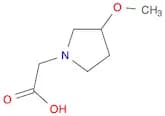 2-(3-methoxypyrrolidin-1-yl)acetic acid