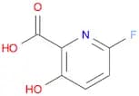 2-Pyridinecarboxylic acid, 6-fluoro-3-hydroxy-