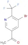 1-(5-Bromo-6-(trifluoromethyl)pyridin-3-yl)ethanone