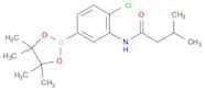 N-[2-chloro-5-(tetramethyl-1,3,2-dioxaborolan-2-yl)phenyl]-3-methylbutanamide