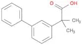 2-methyl-2-(3-phenylphenyl)propanoic acid
