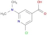 2-chloro-6-(dimethylamino)pyridine-4-carboxylic acid
