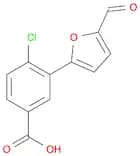 4-Chloro-3-(5-formylfuran-2-yl)benzoic acid