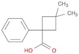 3,3-Dimethyl-1-phenylcyclobutane-1-carboxylic acid