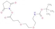 t-Boc-N-amido-PEG2-NHS ester